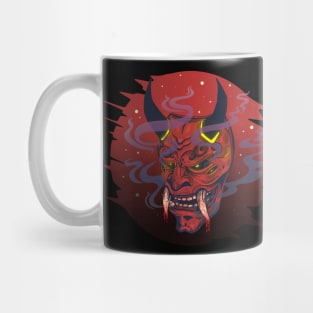 Japanese Demon Mask Mug